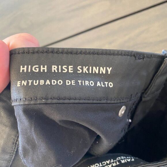 Universal Thread Women's Skinny Jeans High Rise Dark Wash Grey Size 25R - Picture 5 of 9